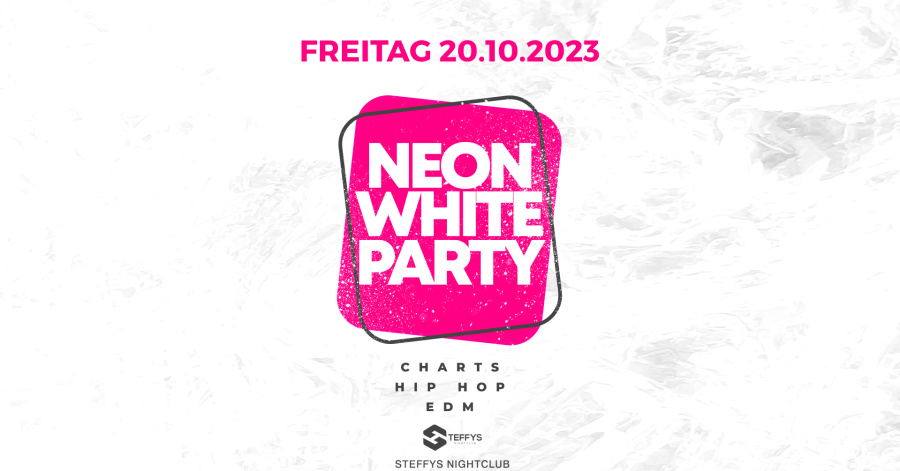 Neon White Party