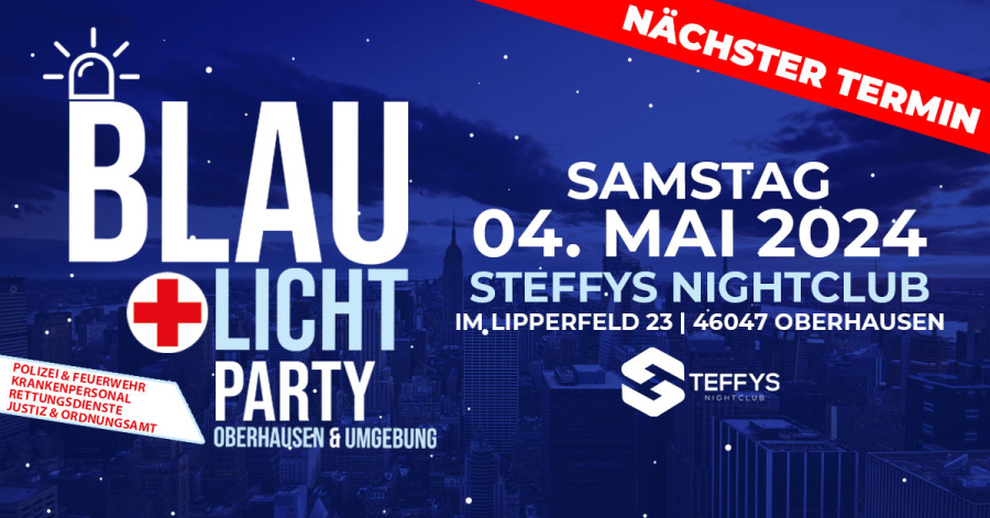 Blaulicht Party Oberhausen 2024
